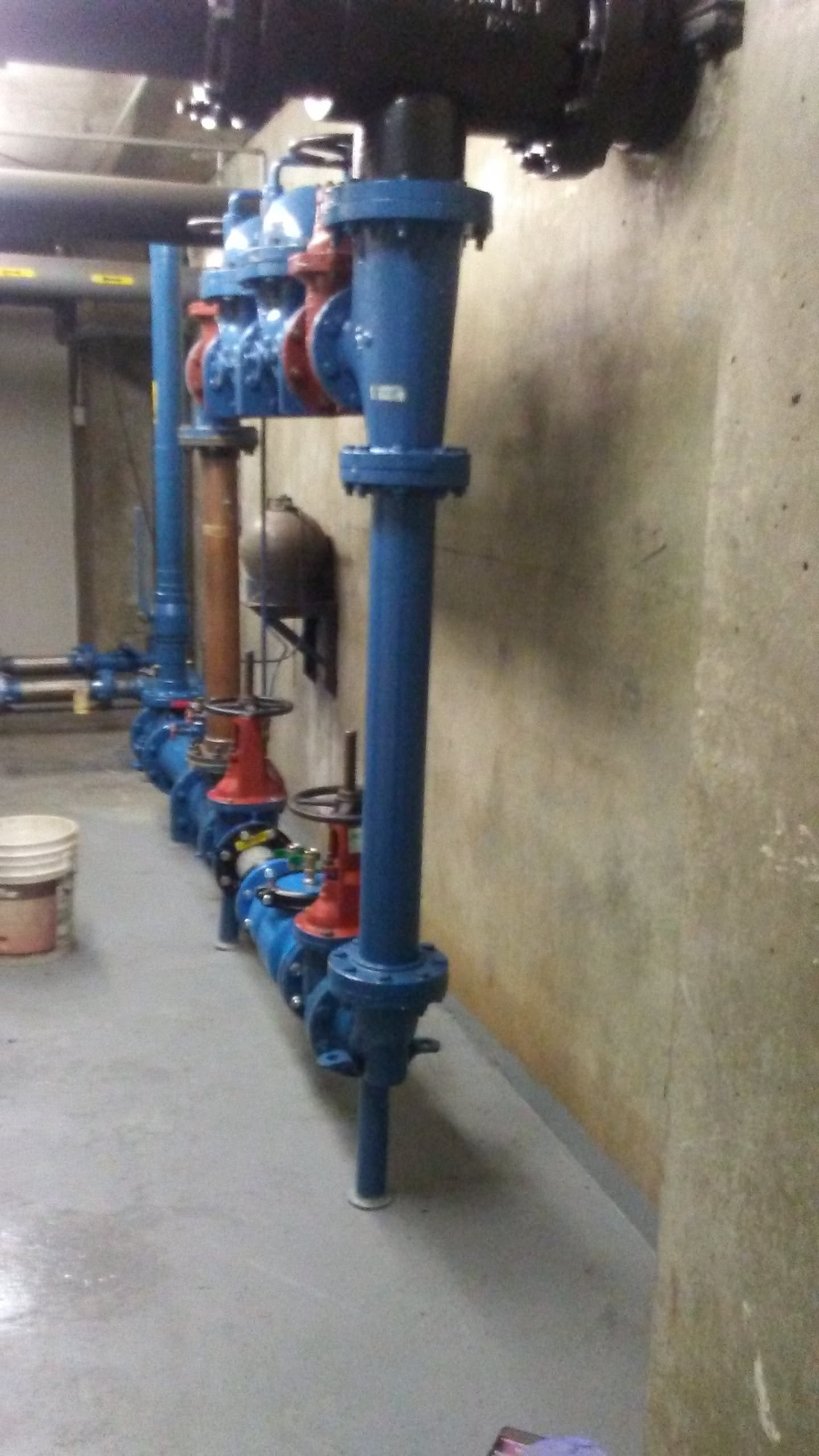 Commercial plumbing work